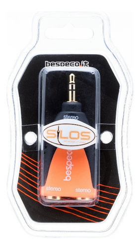 Adaptador Estereo 2 Jack 1/8 A 1 Plug 1/8 Bespeco Slad225