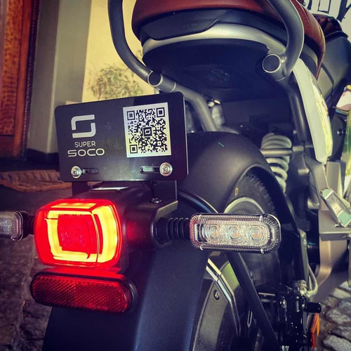 Moto Electrica Super Soco Tc Negra 2020 260km