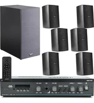 Comprar Som Ambiente Slim 1600 Frahm + 6 Caixas Ps 200 + Subwoofer