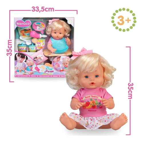 Muñeca Nenuco Mi Primer Papilla Nfn96000
