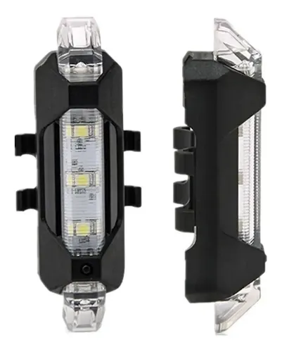comprar Luz Led Bicicleta Recargable Usb 4 Modos Resistente Al Agua