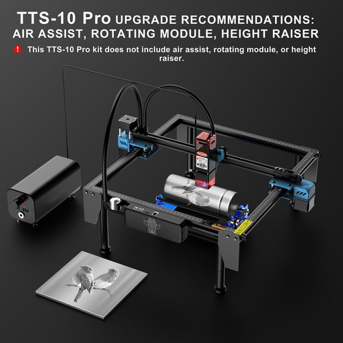Máquina De Grabado Y Corte Por Láser Twotrees Tts-10 Pro 10w