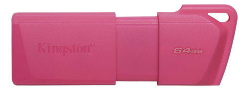 Pendrive Usb 3.2 64gb Kingston Exodia M Neon Pink Rosado