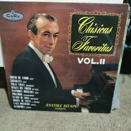 Disco Lp:clasicas Favoritas- Vol,2