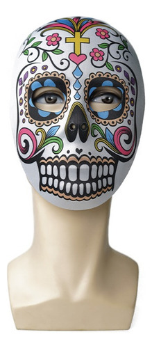 2 Piezas Día De Los Muertos Máscara Fiesta De Disfraces