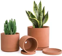 Comprar Macetas De Terracota Para Plantas, 4,2 Pulgadas, 5,3 Pu...