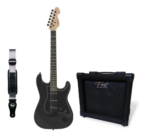 Guitarra Michael Gm227n C/ Amplificador First E Correia Phx