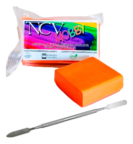 Arcilla Polimérica Set X5 Ncv Color Con Esteca Espátula
