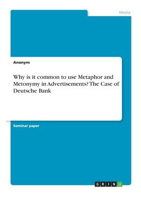 Libro Why Is It Common To Use Metaphor And Metonymy In Ad...