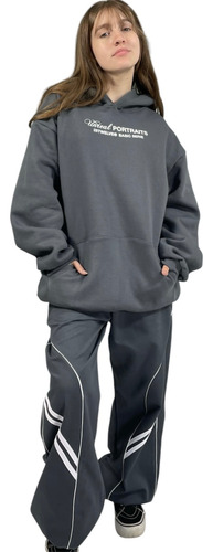Buzo Unreal Friza Unisex Oversize Premium Moda