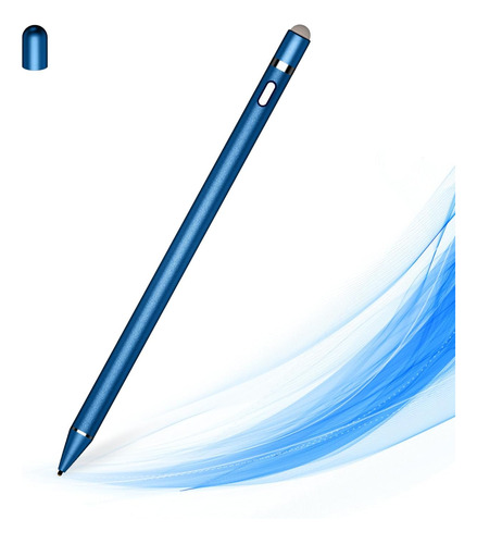 S Pen Dual Para Pantallas Tactiles I-pad iPhone Tablet Azul