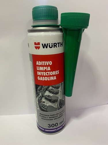 Limpia Inyectores A Gasolina Wurth 300 Ml // Salfrachile