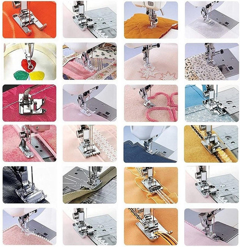 Prensatelas Doméstico 42pcs Kit De Pie De Prensa De Costura