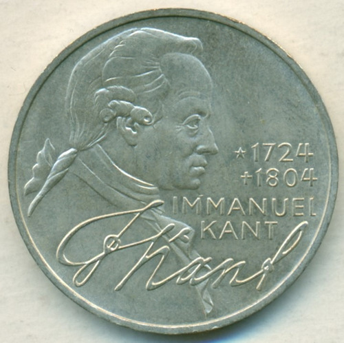 Alemania Moneda De Plata Conm. 5 Marcos 1974 D #139 Sc 