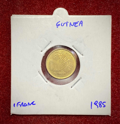 Moneda 1 Franco Guinea 1985 Km 56 Ewcudo De Armas (Usado)