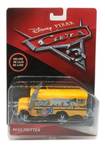 Veiculo Carros 3 Miss Fritter Disney Pixar Mattel Dxv90 Cor Amarelo