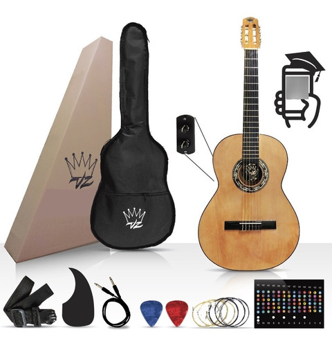 Guitarra Electroacustica Vz Brx En Paquete Paracho Michoacan