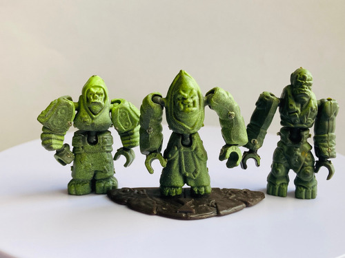 Mega Bloks 3pz Trolls De Plasma Dragons Original Mega Bloks 1 Plasma Dragons (Usado)