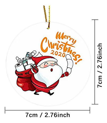 Adorno Personalizado K De Papá Noel De Navidad 2020 H 4012