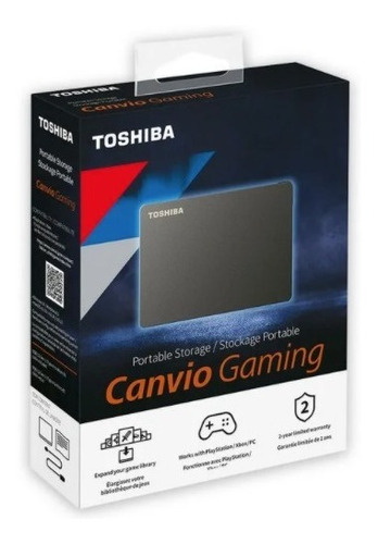 Disco Duro Externo Toshiba 4tb Gamer - Hdtx140xk3ca - Flex