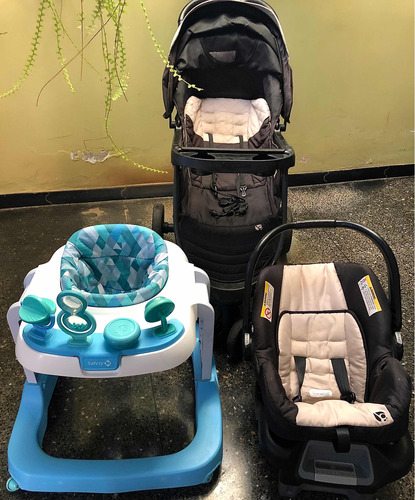 Combo! Coche+ Porta Bebe+ Base Para Vehículo Marca Babytrend