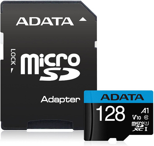 Imagen 3 de 3 de Memoria Micro Sd Adata 128gb Uhs-i Clase 10 A1