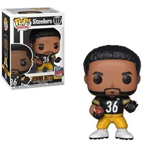 Funko Pop Nfl: Legends - Figura De Vinilo Jerome Bettis, Mu