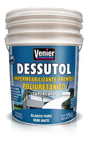 Frentes Supercapa Dessutol Venier | Blanco | 25kg