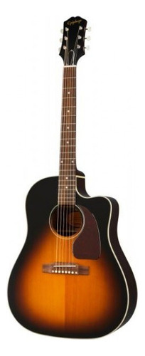 EpiPhone Guitarra Electroacústica J-45 Ec Dreadnought Corte