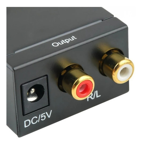 Convertidor Audio Digital Optico A Analogico Rca