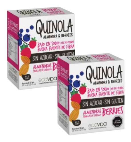 Pack X 16 Barra Quinola Berries Sin Gluten Vegano