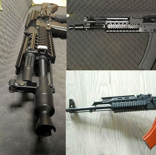 Guardamano Enfriador Ak47 Cuerno De Chivo Aluminio Picatinny