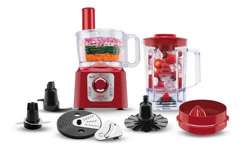 Multi Procesador De Alimentos Arno Multichef 7 En 1 Mp74 Red