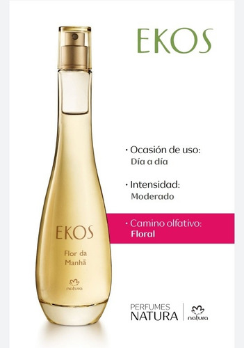 Perfume Ekos Flor Da Manha Natura Recoleta | MercadoLibre