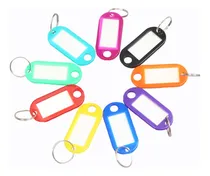 Comprar Llaveros Identificadores Plásticos Porta Etiquetas X 50 U
