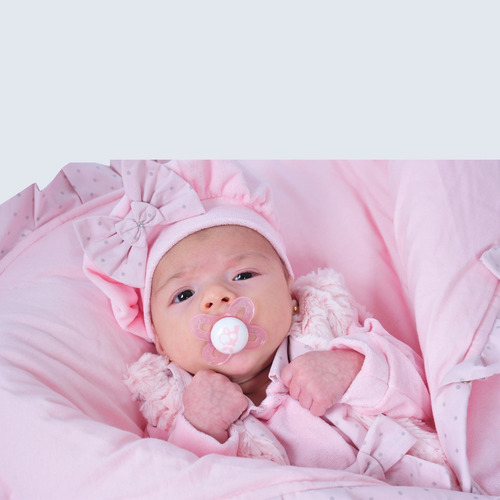 Saida Maternidade Inverno Menina Rosa Charmosa