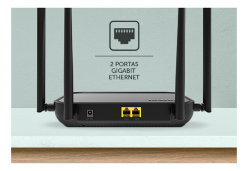 Roteador Gpon Lan 2p Wi-fi Ac Wifiber 120 Ac Intelbras
