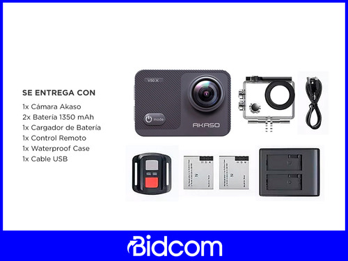 Cámara Deportiva Akaso V50x 4k 30fps Con Sensor Imx386