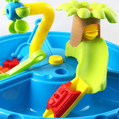 22 Piezas Mesa De Agua De Arena 4 En 1, Mesas De Juegos