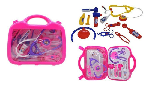 Maleta Kit Médicos Infantil Brinquedos Menina Menino