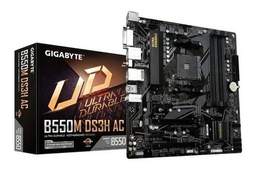 Motherboard Gigabyte B550m Ds3h Ac Amd Am4 Ddr4 Wifi