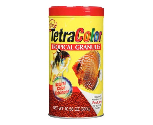 Alimento Peces Tetra Color Gránulos 75gr Tropicales Discus