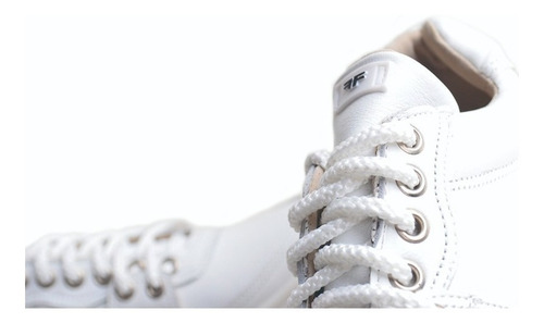Imagen 7 de 7 de Zapatillas Urbanas De Mujer De Cuero Cordones Clave -ferraro