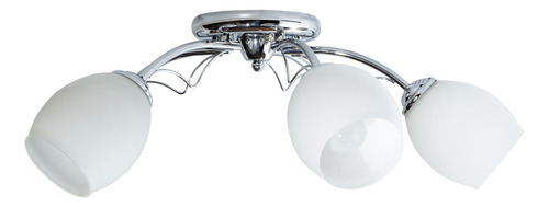 Lámpara Techo Moderna Lumimexico 22392-4 Níquel Satinado E27 5 Luces 40w