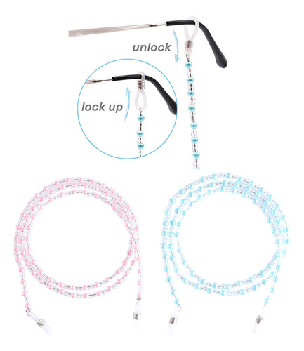 Gafas De Sol Con Cadena Para Anteojos Con Cuentas, Cordones