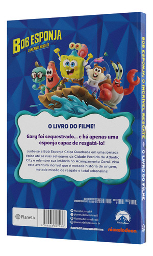 Bob Esponja: O Incrível Resgate: A História Do Filme, De Lewman, David. Editorial Editora Planeta Do Brasil Ltda., Capa Mole Em Português, 2022