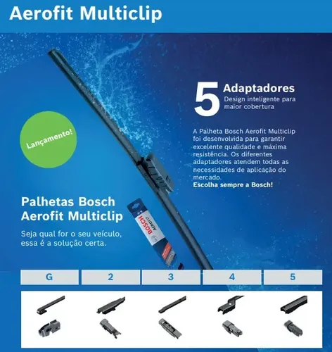 Par Palheta Limpador Bosch Zx 1991-1997 | Parcelamento sem juros