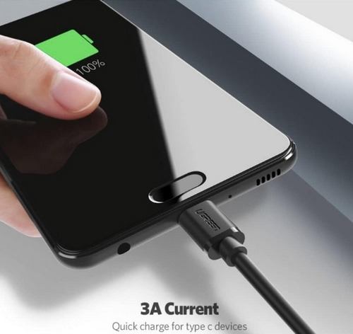 Cable Ugreen USB 3.0 a USB tipo C de 5 Gbps, 2 metros