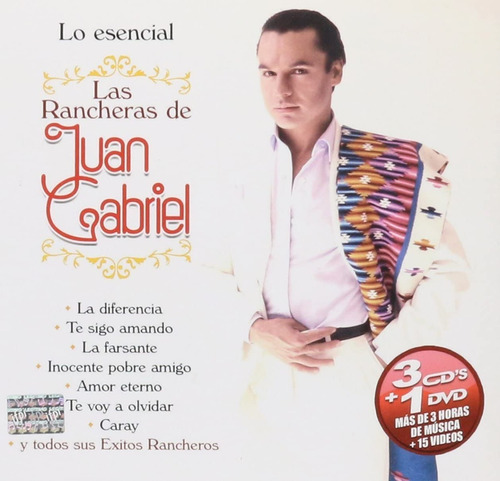 Juan Gabriel Lo Esencial De Las Rancheras | 4cd Música Nueva