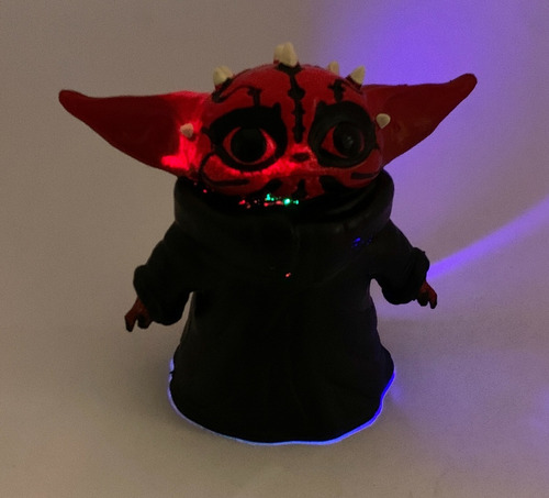 Darth Maul Baby Yoda Con Luz 8 Cm Calidad Superior